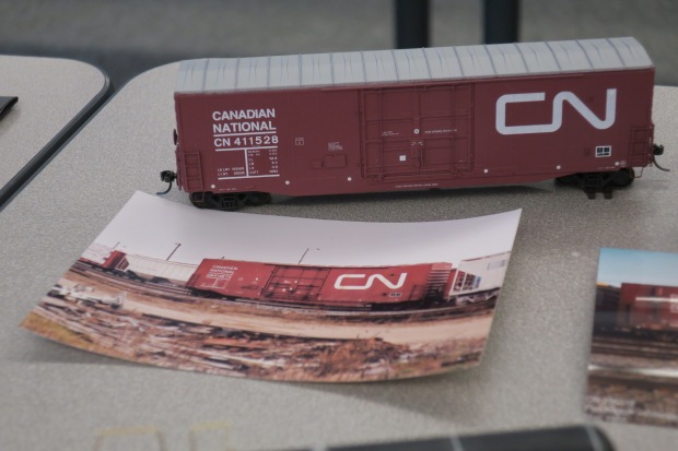 CN 411 series box car by Mike Pebesma