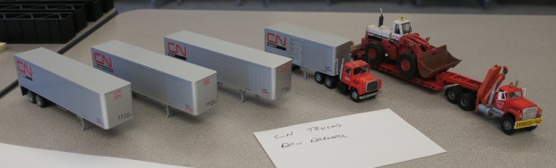 CN trucks by Dan Darnell